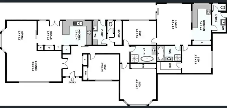 Floorplan of Homely house listing, 27 Glenifer Avenue, Scoresby VIC 3179