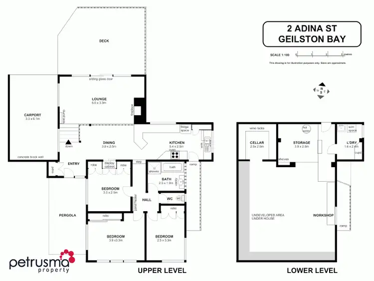 Floorplan of Homely house listing, 2 Adina Street, Geilston Bay TAS 7015