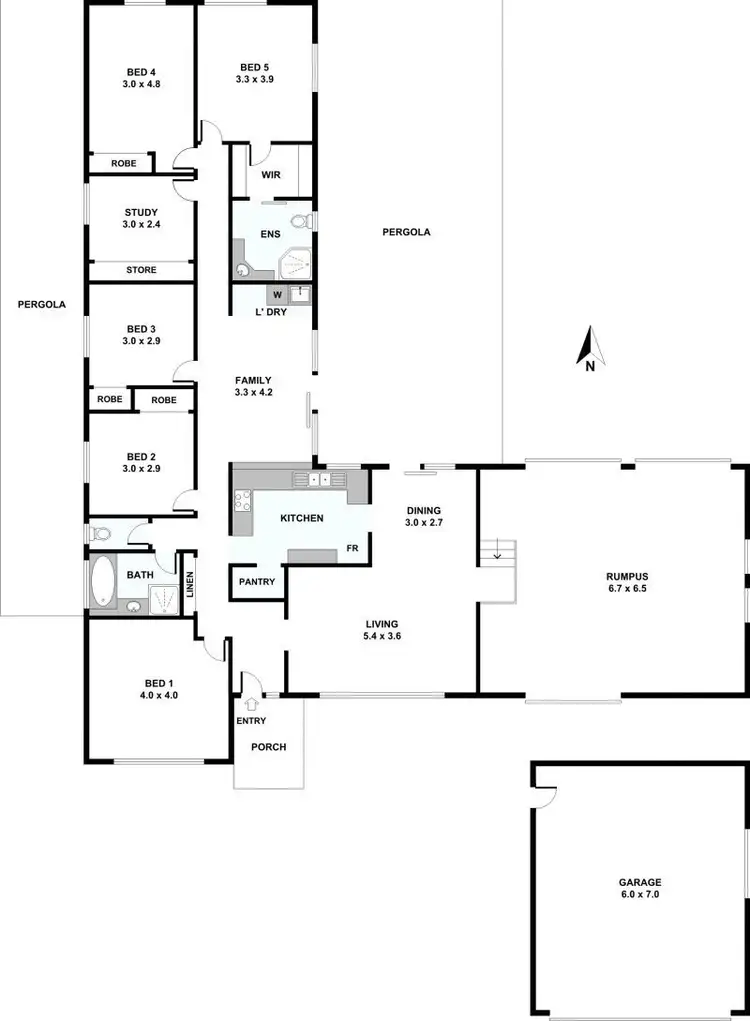 Floorplan of Homely house listing, 6 MOSS, Camira QLD 4300