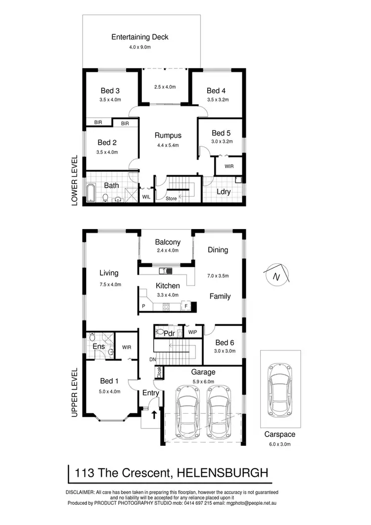 Floorplan of Homely house listing, 113 The Crescent, Helensburgh NSW 2508