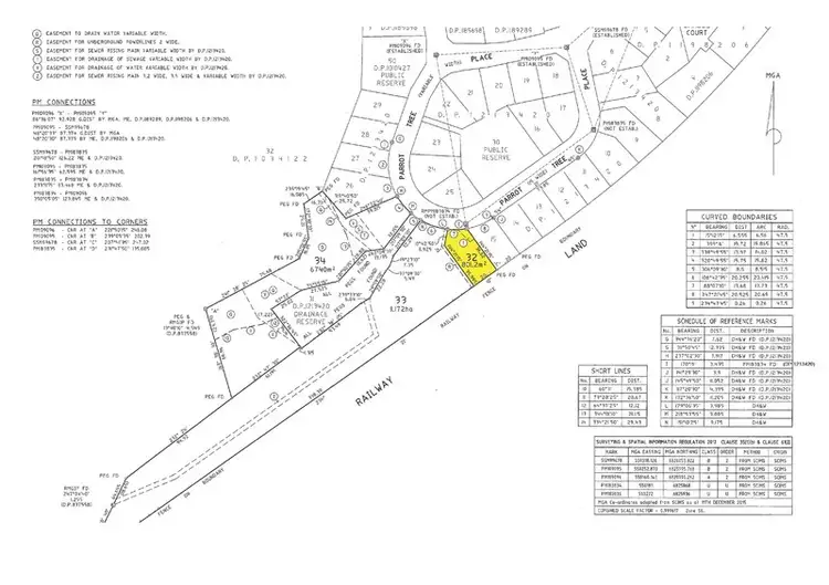 Floorplan of Homely land listing, Lot 32 Parrot Tree Place, Bangalow NSW 2479