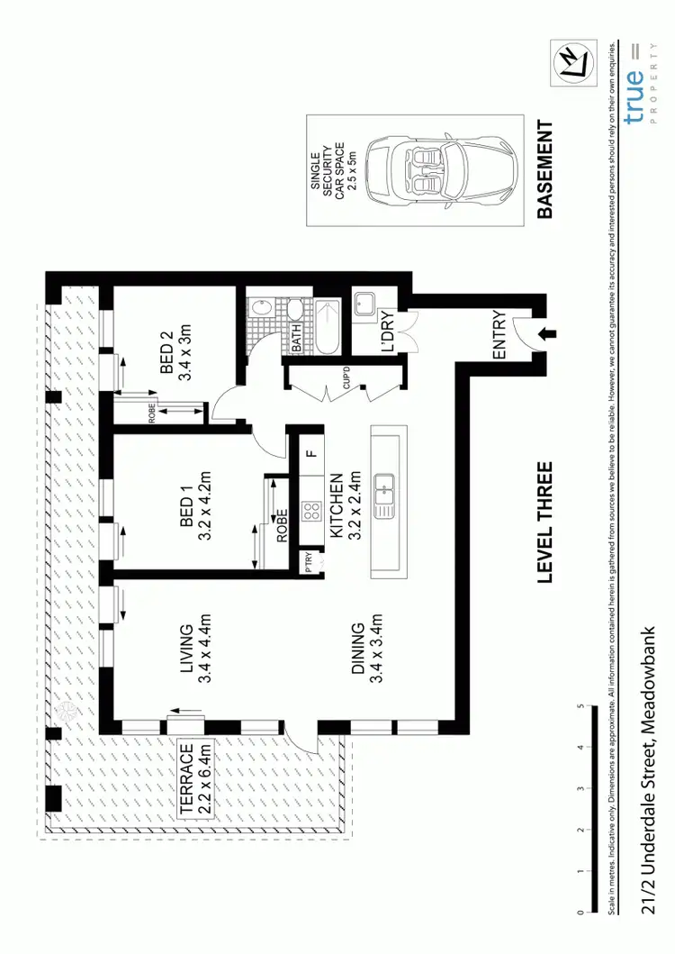 Floorplan of Homely apartment listing, 21/2 Underdale Lane, Meadowbank NSW 2114
