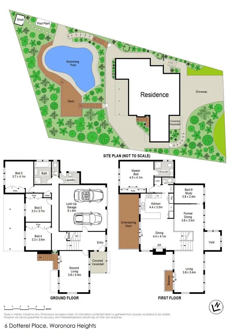 Floorplan of Homely house listing, 6 Dotterel Place, Woronora Heights NSW 2233