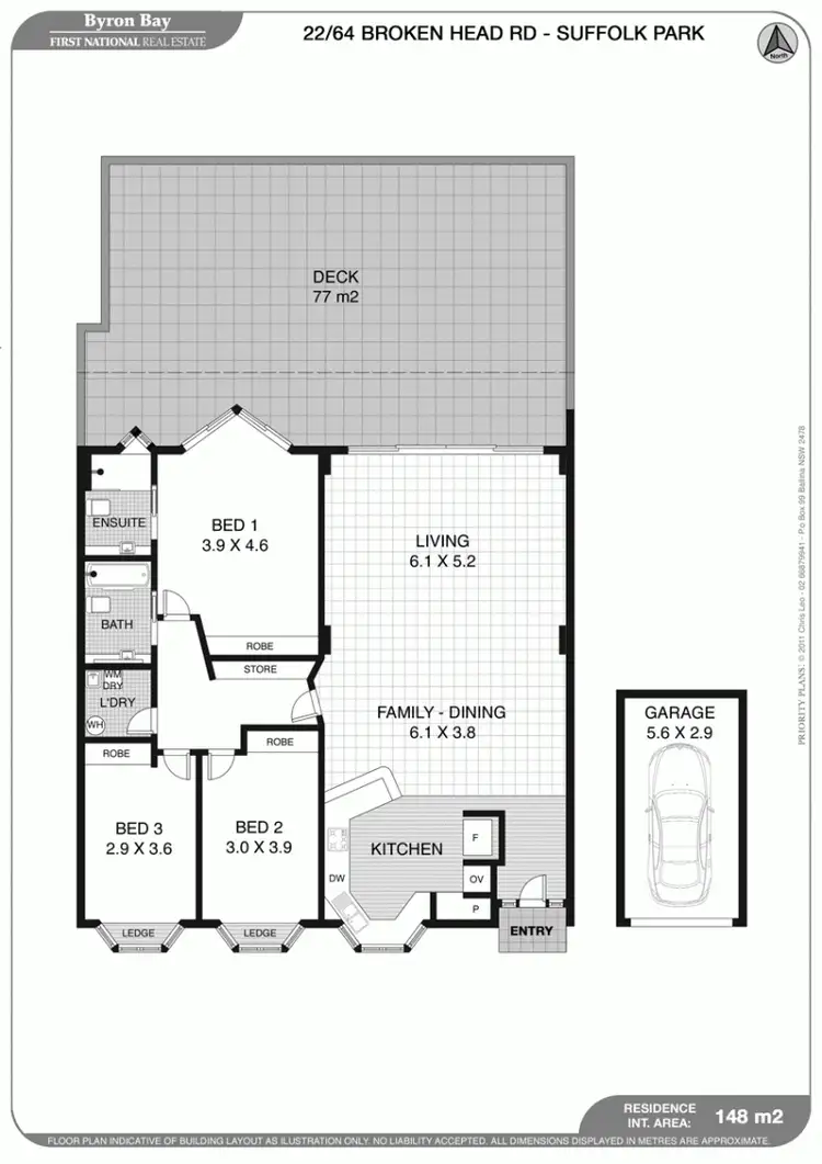 Floorplan of Homely apartment listing, 22/64 Broken Head Road, Suffolk Park NSW 2481
