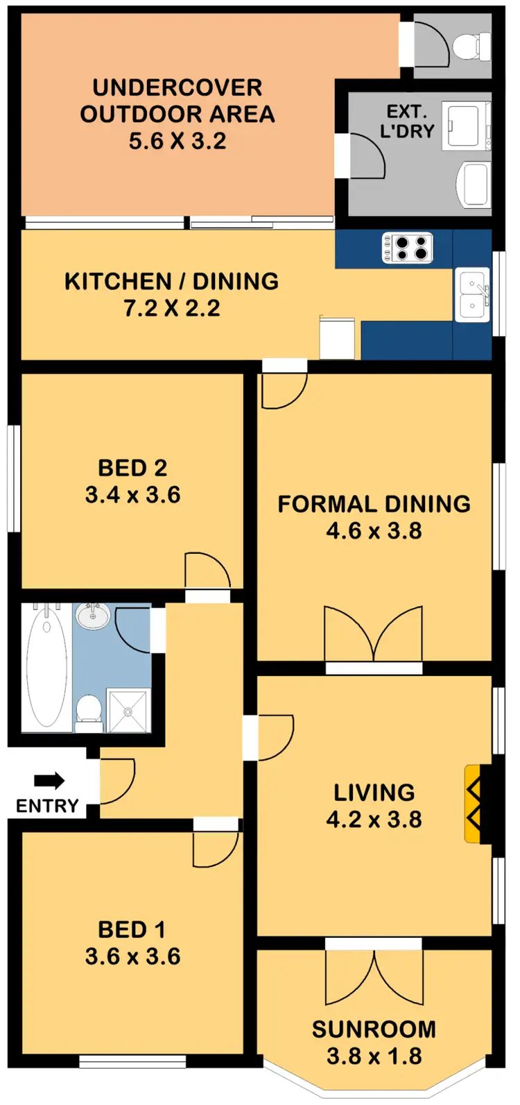 Floorplan of Homely house listing, 7 Jay Avenue, Belfield NSW 2191
