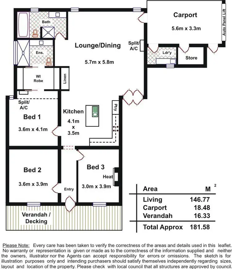 Floorplan of Homely house listing, Address available on request