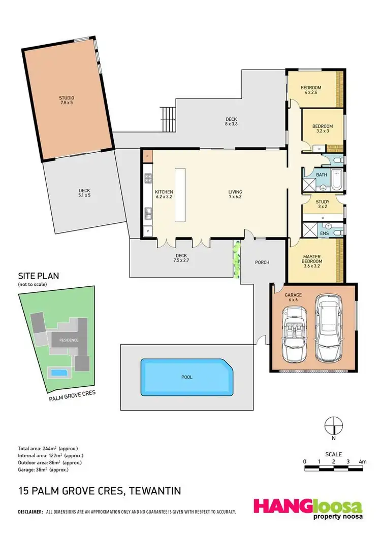Floorplan of Homely house listing, 15 Palm Grove Crescent, Tewantin QLD 4565