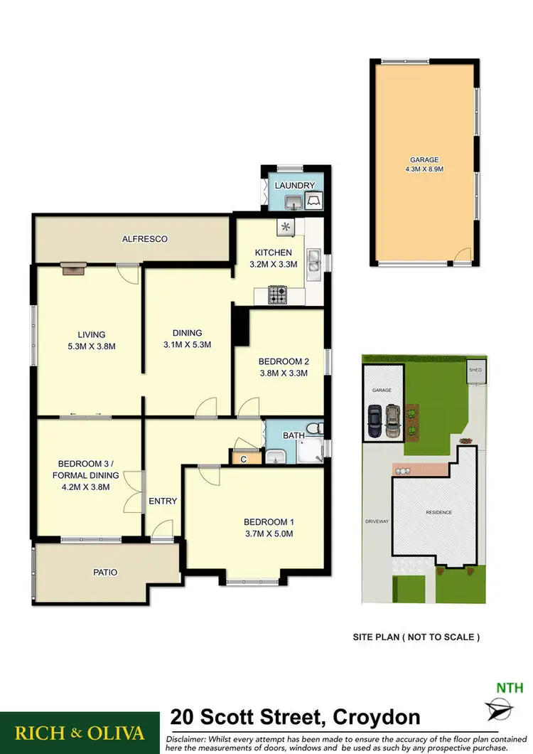 Floorplan of Homely house listing, 20 Scott Street, Croydon NSW 2132