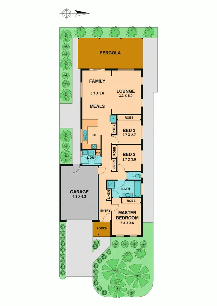 Floorplan of Homely unit listing, 5/31 BROADHURST STREET, Kilmore VIC 3764