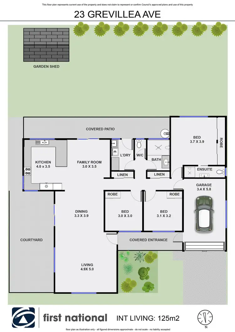 Floorplan of Homely house listing, 23 Grevillea Avenue, Mullumbimby NSW 2482
