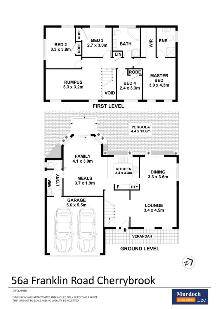 Floorplan of Homely house listing, 56a Franklin Road, Cherrybrook NSW 2126