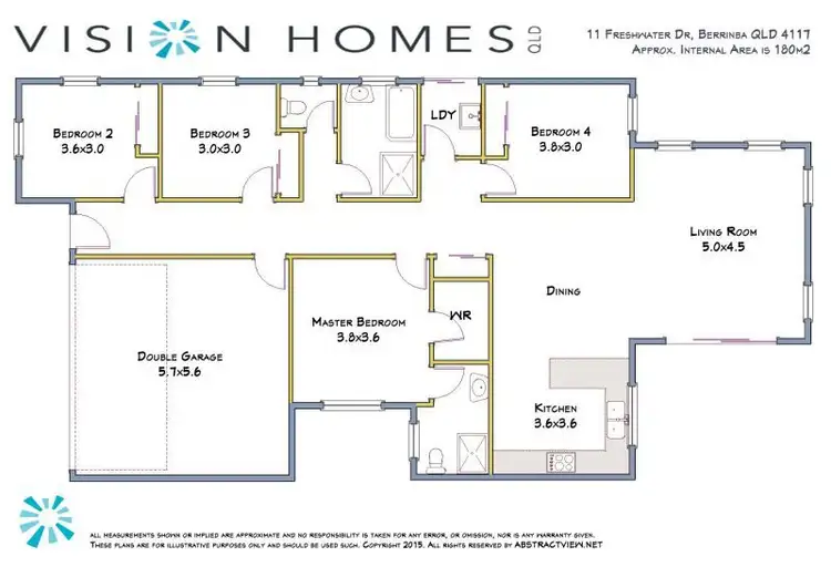 Floorplan of Homely house listing, 11 Freshwater Dr, Berrinba QLD 4117