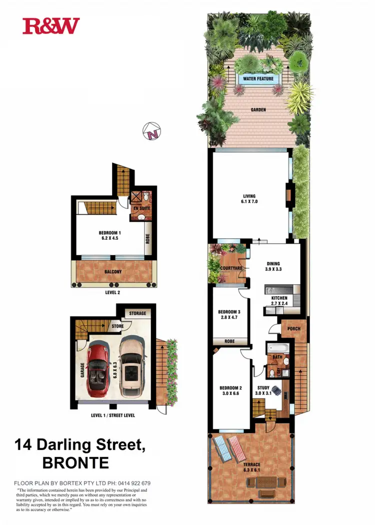Floorplan of Homely house listing, 14 Darling Street, Bronte NSW 2024