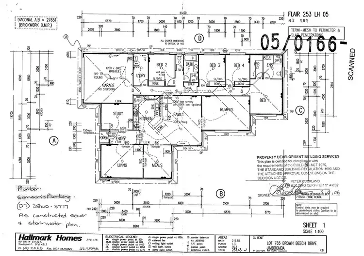 Floorplan of Homely house listing, 18 BROWN BEECH DRIVE, Jimboomba QLD 4280