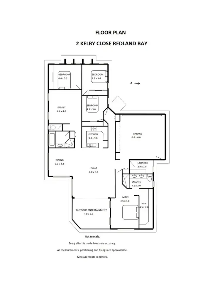 Floorplan of Homely house listing, 2 Kelby Close, Redland Bay QLD 4165