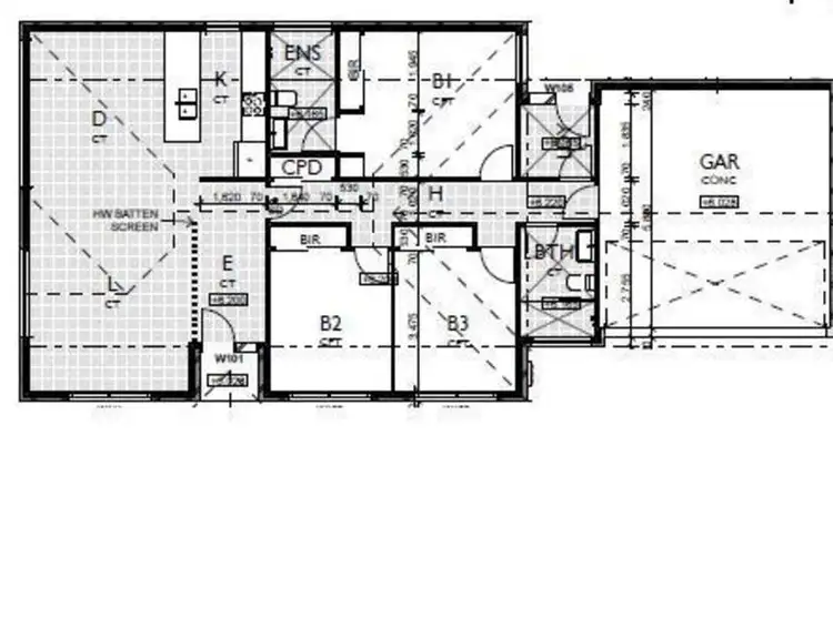 Floorplan of Homely villa listing, 1/145 Bourke Road, Umina Beach NSW 2257