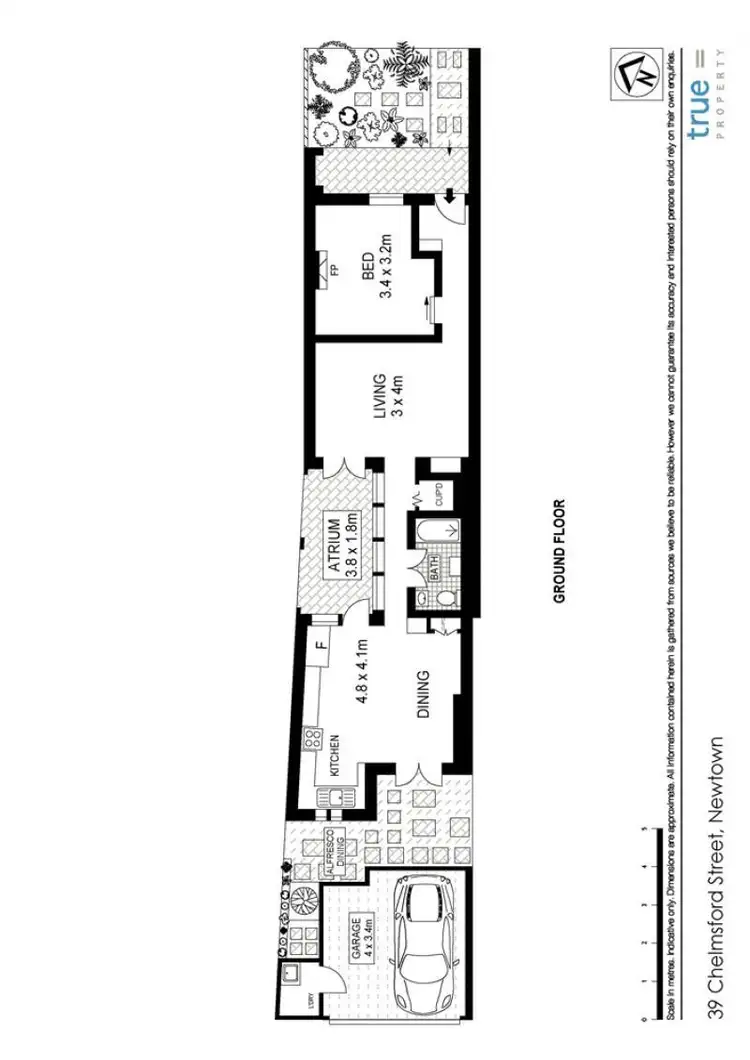 Floorplan of Homely house listing, 39 Chelmsford Street, Newtown NSW 2042