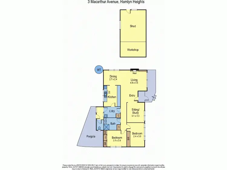 Floorplan of Homely house listing, 3 Macarthur, Hamlyn Heights VIC 3215