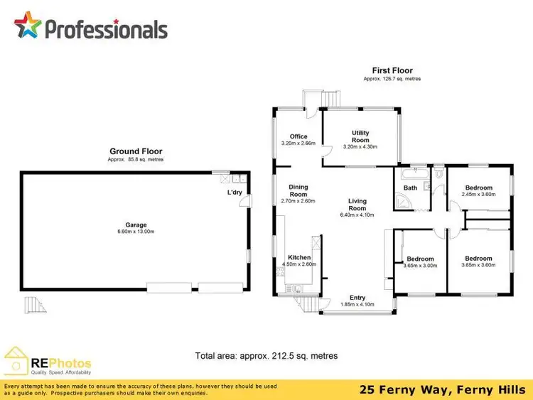 Floorplan of Homely house listing, 25 Ferny Way, Ferny Hills QLD 4055