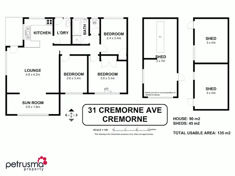 Floorplan of Homely house listing, 31 Cremorne Avenue, Cremorne TAS 7024