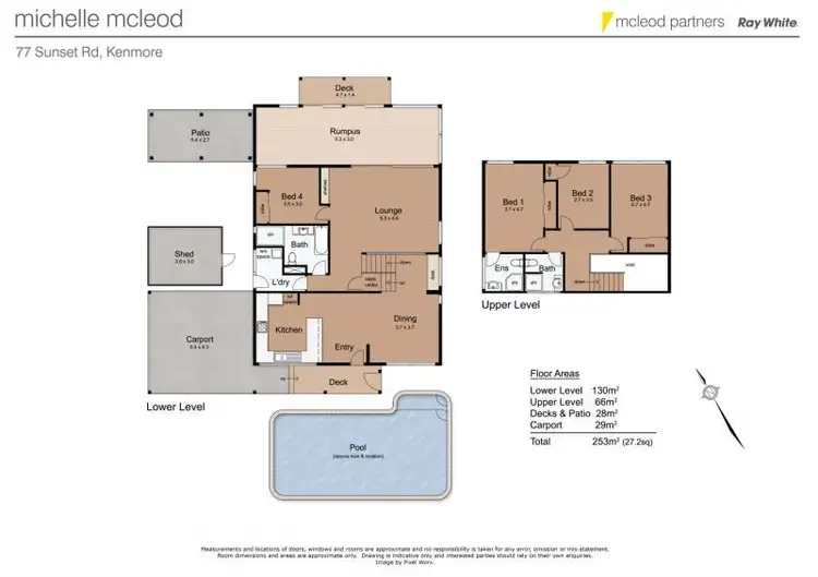 Floorplan of Homely house listing, 77 Sunset Road, Kenmore QLD 4069