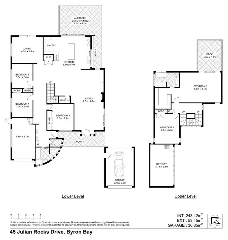 Floorplan of Homely house listing, 45 Julian Rocks Drive, Byron Bay NSW 2481