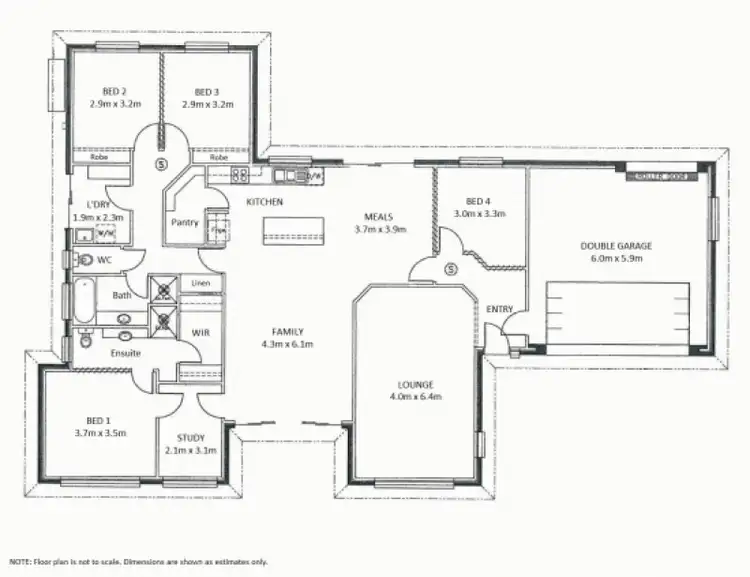 Floorplan of Homely house listing, Address available on request