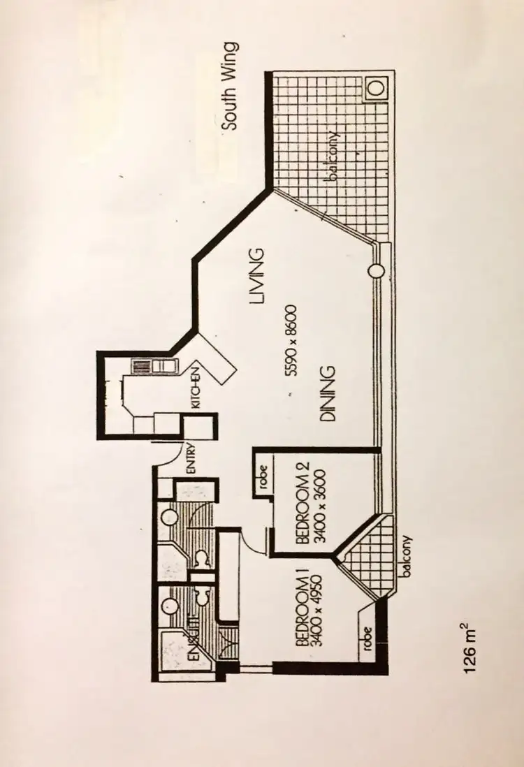 Floorplan of Homely unit listing, 603/279 Esplanade, Cairns North QLD 4870