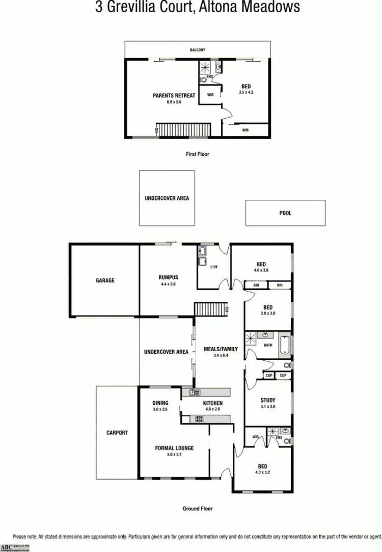 Floorplan of Homely house listing, 3 Grevillia Court, Altona Meadows VIC 3028