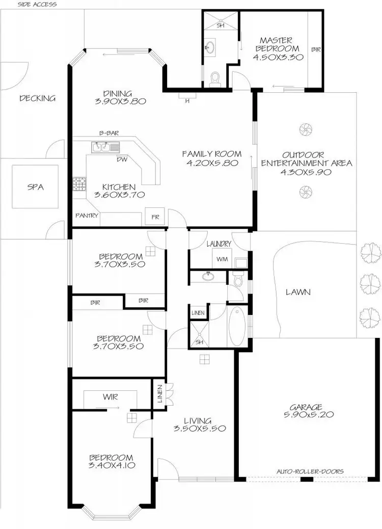 Floorplan of Homely house listing, 11 Phelps Court, Fulham SA 5024