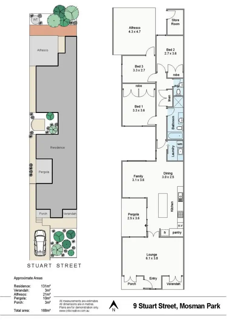 Floorplan of Homely house listing, 9 Stuart Street, Mosman Park WA 6012