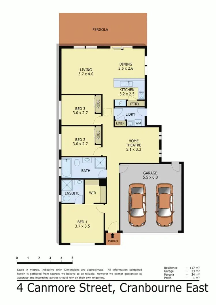 Floorplan of Homely house listing, 4 CANMORE STREET, Cranbourne East VIC 3977