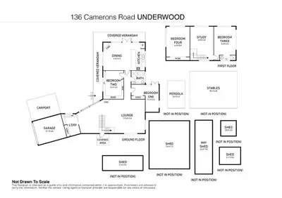 Floorplan of Homely house listing, 136 Camerons Road, Underwood TAS 7268