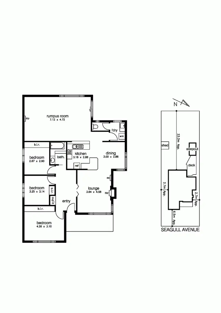 Floorplan of Homely house listing, 41 Seagull Avenue, Altona VIC 3018