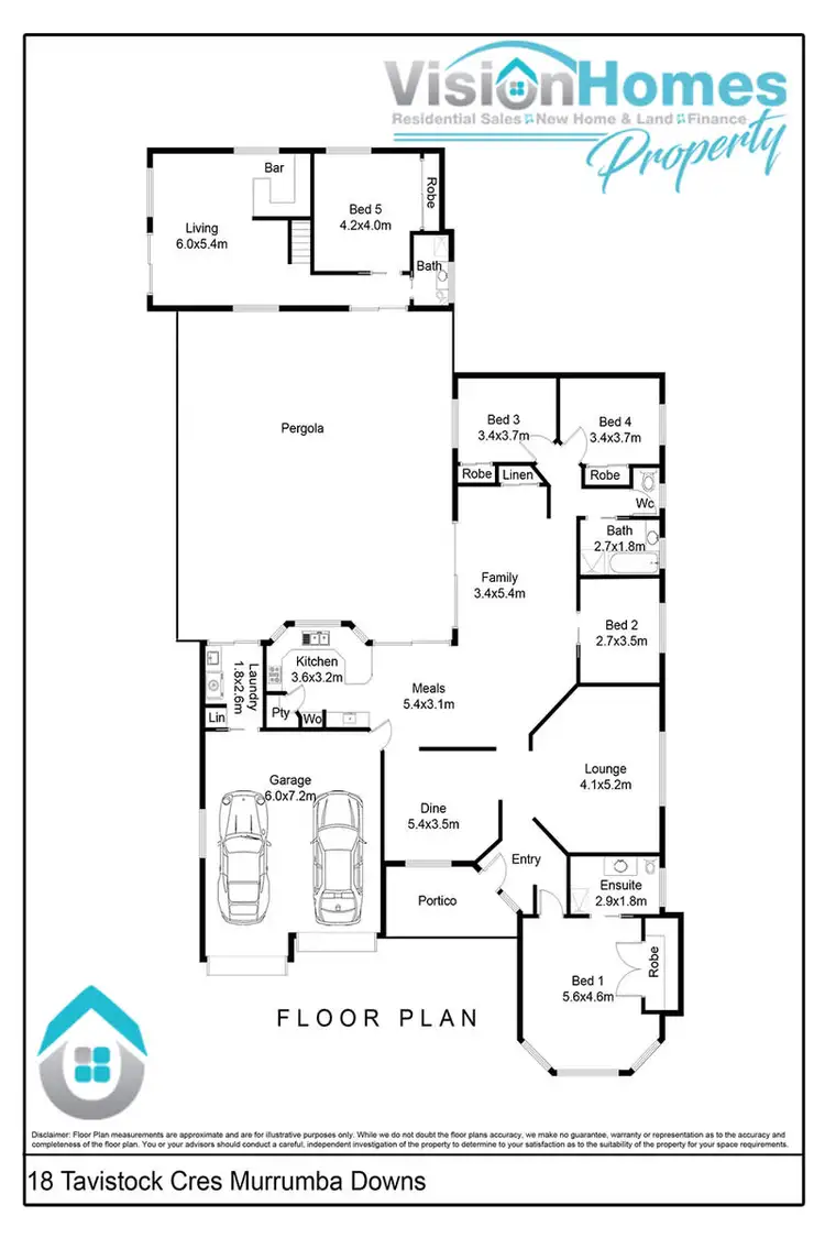 Floorplan of Homely house listing, 18 Tavistock Crescent, Murrumba Downs QLD 4503