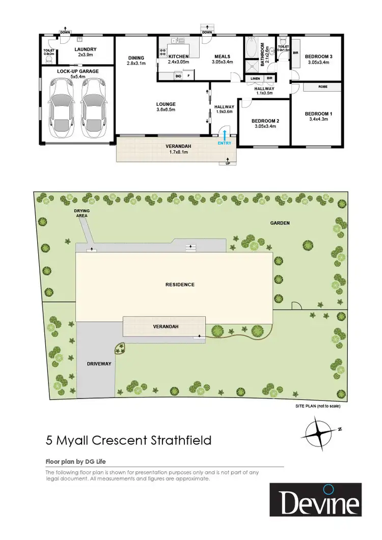 Floorplan of Homely house listing, 5 Myall Crescent, Strathfield NSW 2135