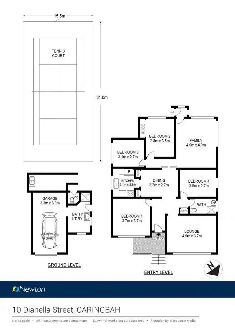 Floorplan of Homely house listing, 10 Dianella Street, Caringbah NSW 2229