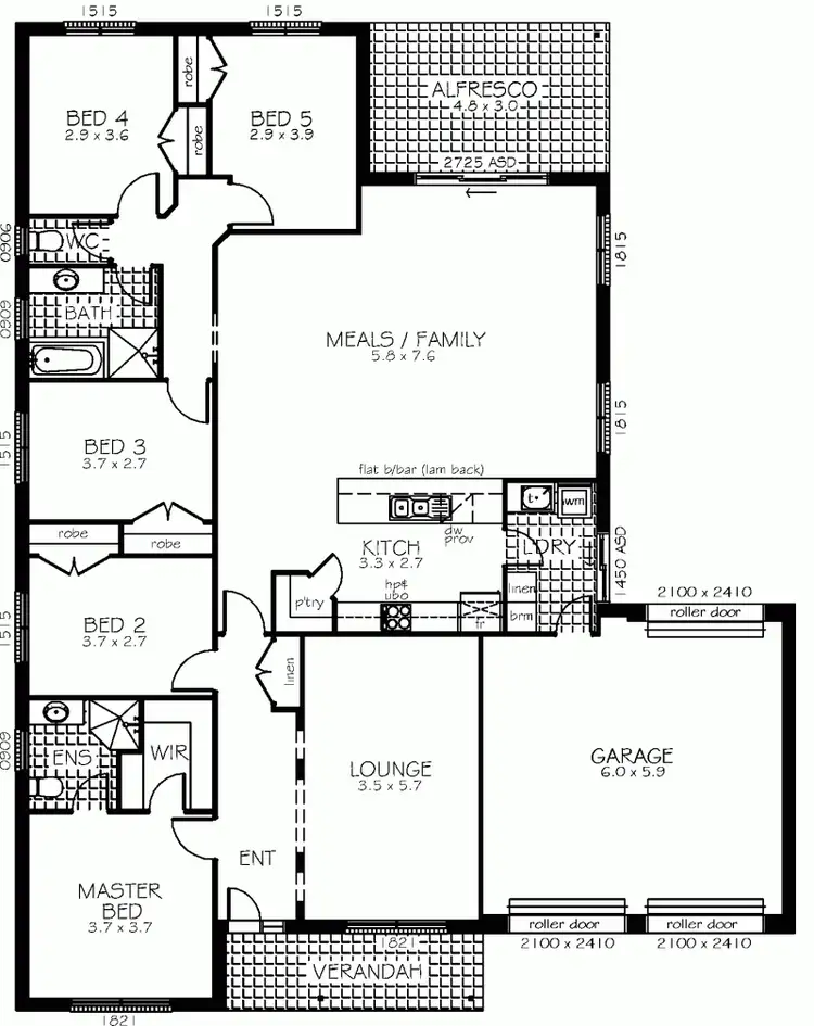 Floorplan of Homely house listing, Lot 207 Captain Robertson Avenue, Golden Grove SA 5125
