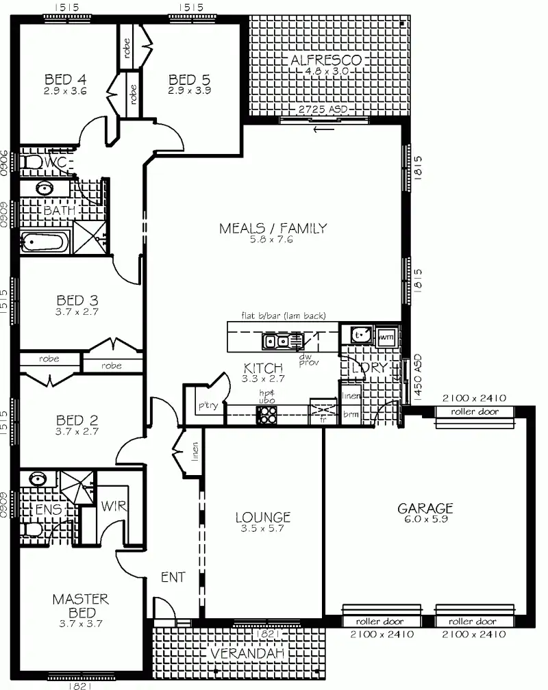 Floorplan of Homely house listing, Lot 207 Captain Robertson Avenue, Golden Grove SA 5125