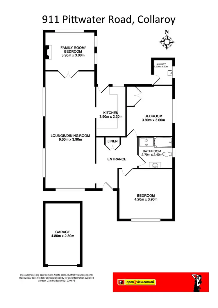 Floorplan of Homely house listing, 911 Pittwater road, Collaroy NSW 2097