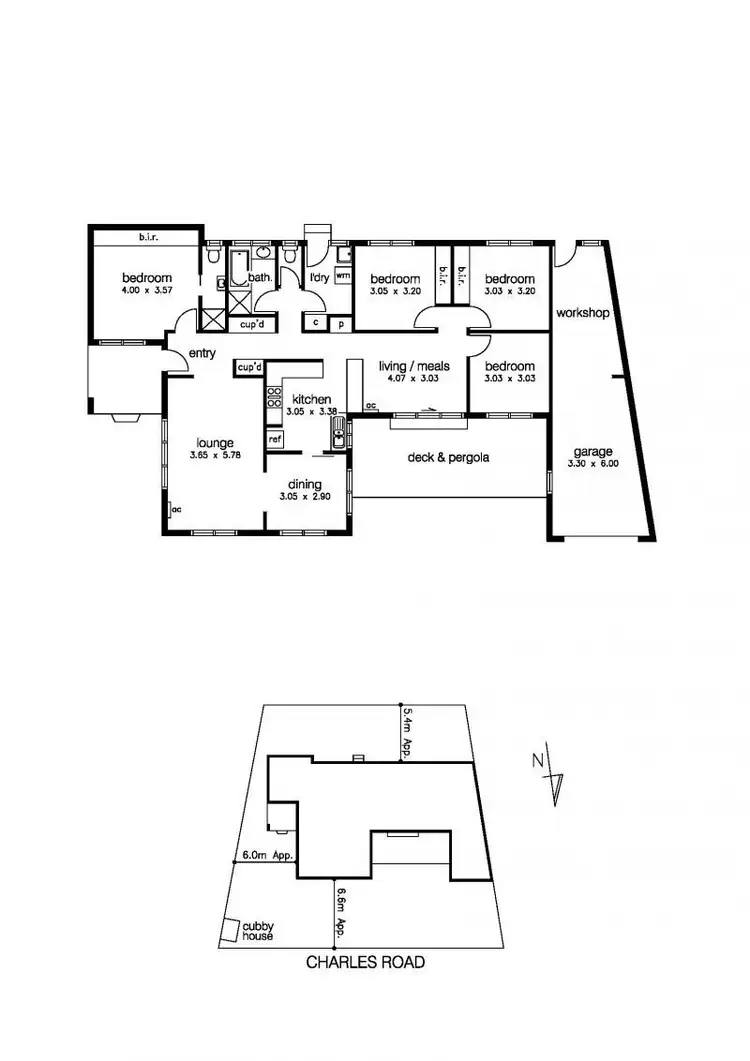 Floorplan of Homely house listing, 3 Charles Road, Altona VIC 3018