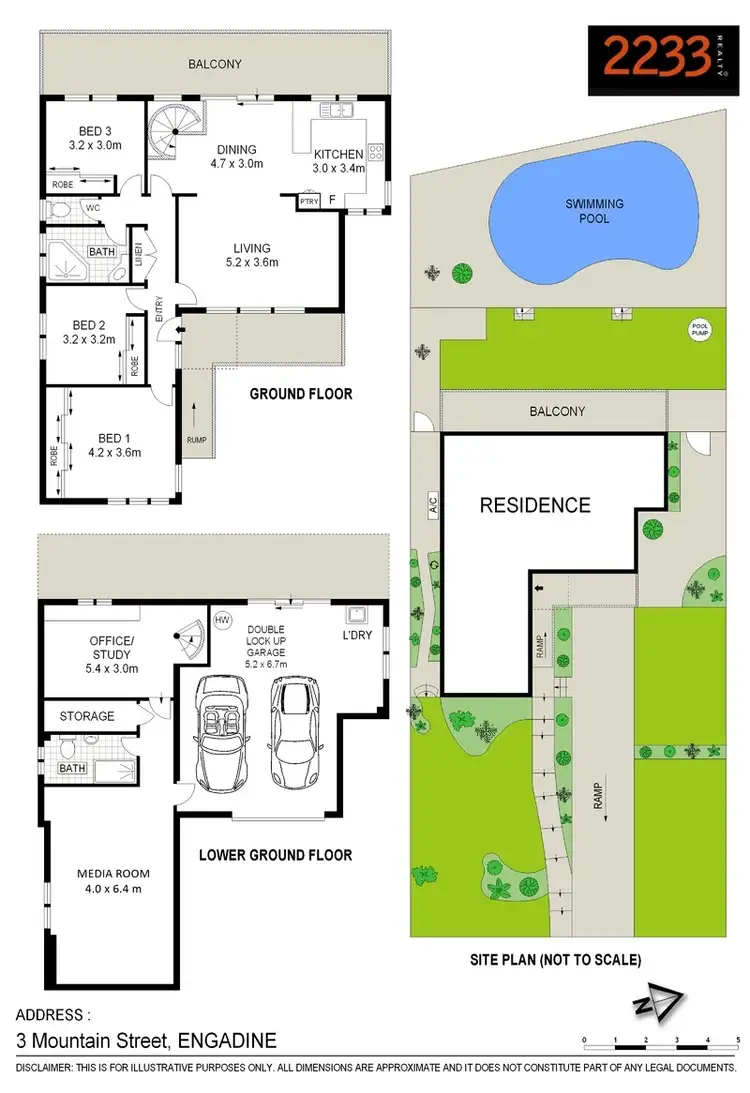 Floorplan of Homely house listing, 3 Mountain Street, Engadine NSW 2233