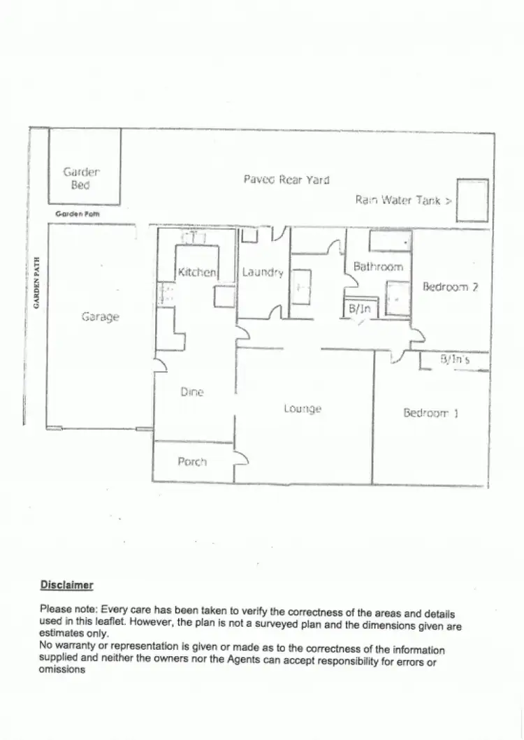 Floorplan of Homely unit listing, Address available on request
