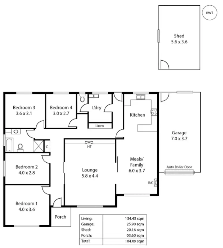 Floorplan of Homely house listing, 49 Newton road, Newton SA 5074