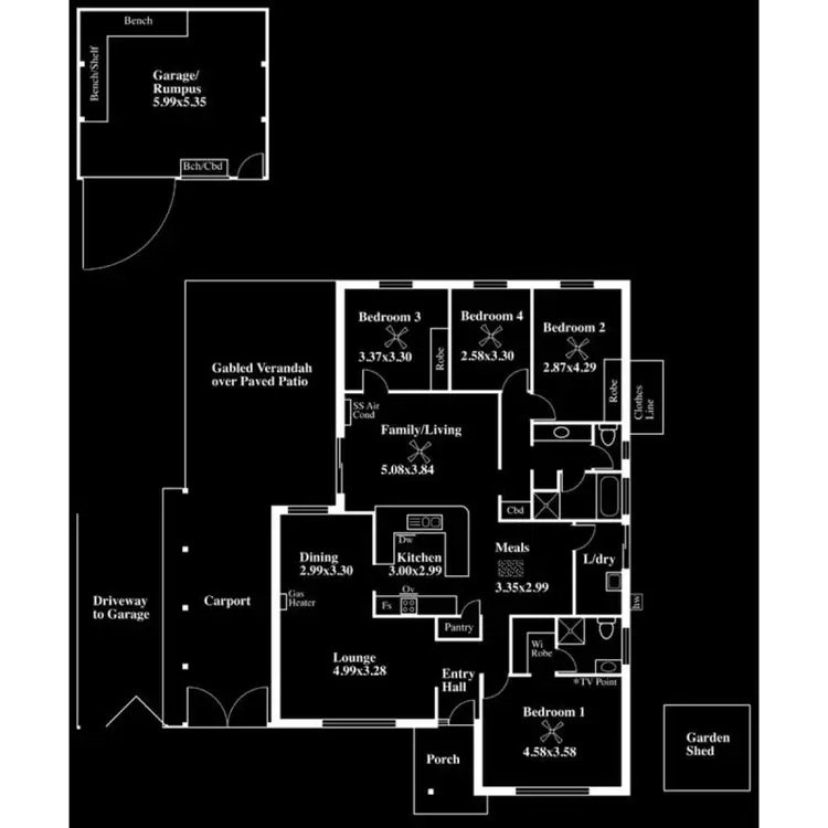 Floorplan of Homely house listing, 73 Emmerson Drive, Morphett Vale SA 5162