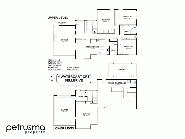 Floorplan of Homely house listing, 4 Watercart Court, Bellerive TAS 7018