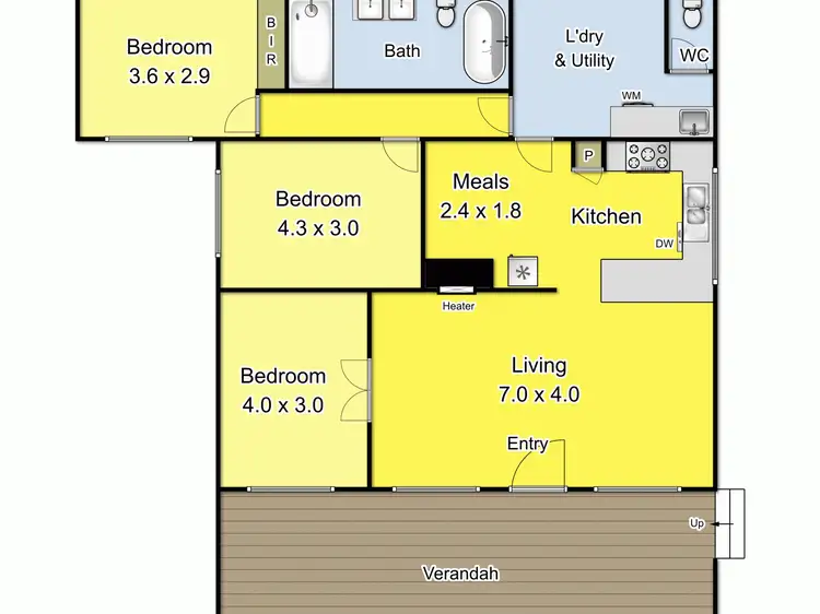 Floorplan of Homely house listing, 550 Heidelberg - Kinglake Road, Wattle Glen VIC 3096