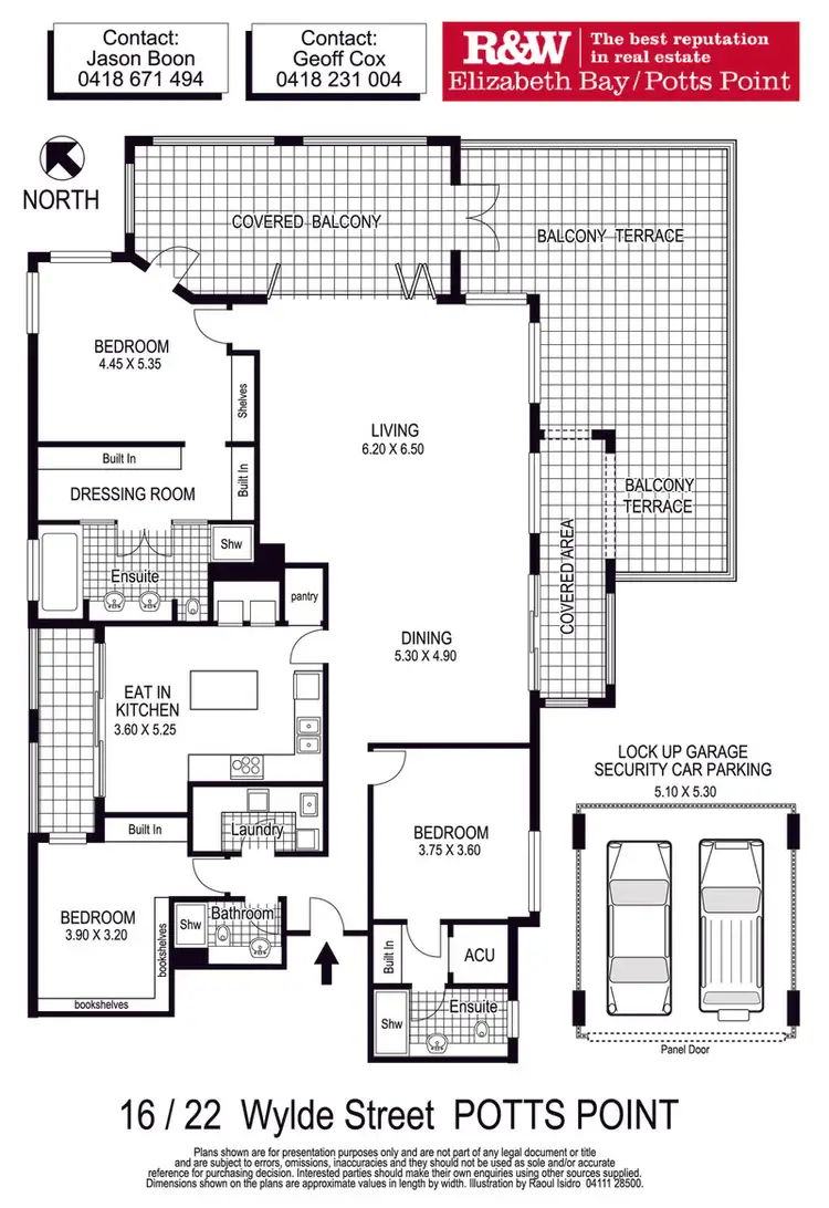 Floorplan of Homely apartment listing, 16/22 Wylde Street, Potts Point NSW 2011