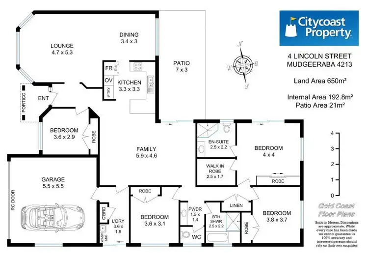 Floorplan of Homely house listing, 4 Lincoln Street, Mudgeeraba QLD 4213