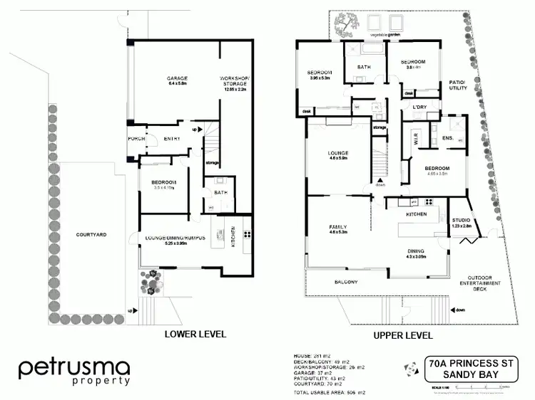 Floorplan of Homely house listing, 70A Princes Street, Sandy Bay TAS 7005